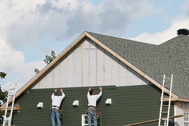 Professional Siding Replacement technician working in Polkton, NC